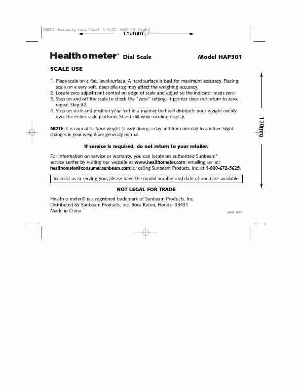Health O Meter Scale HAP301-page_pdf